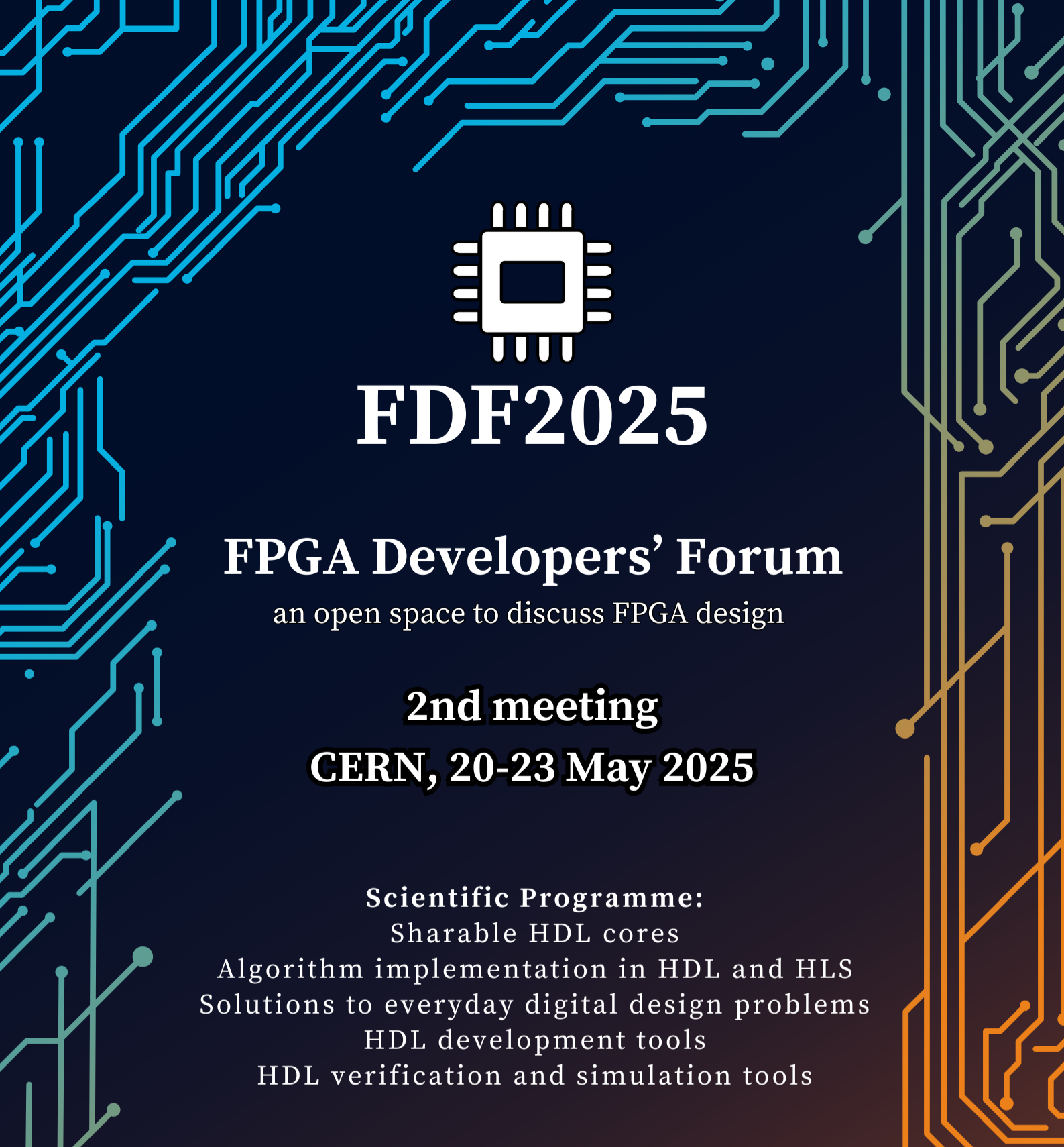 CERN FPGA Developers’ Forum 2025 banner