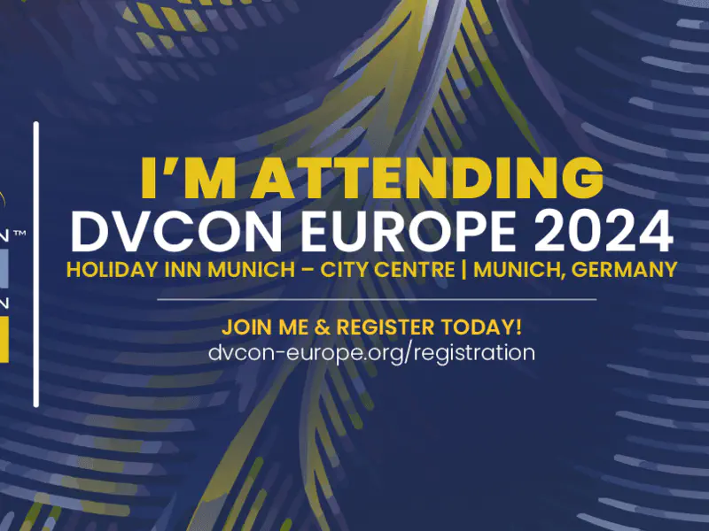 We'll be at DVCON Europe 2024