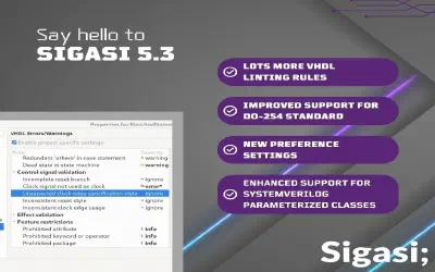 Sigasi 5.3 is here!