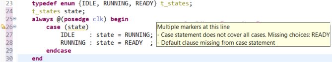 Case statement validation