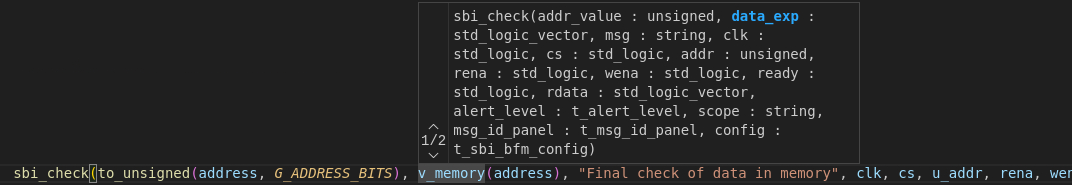 SVH signature helper.