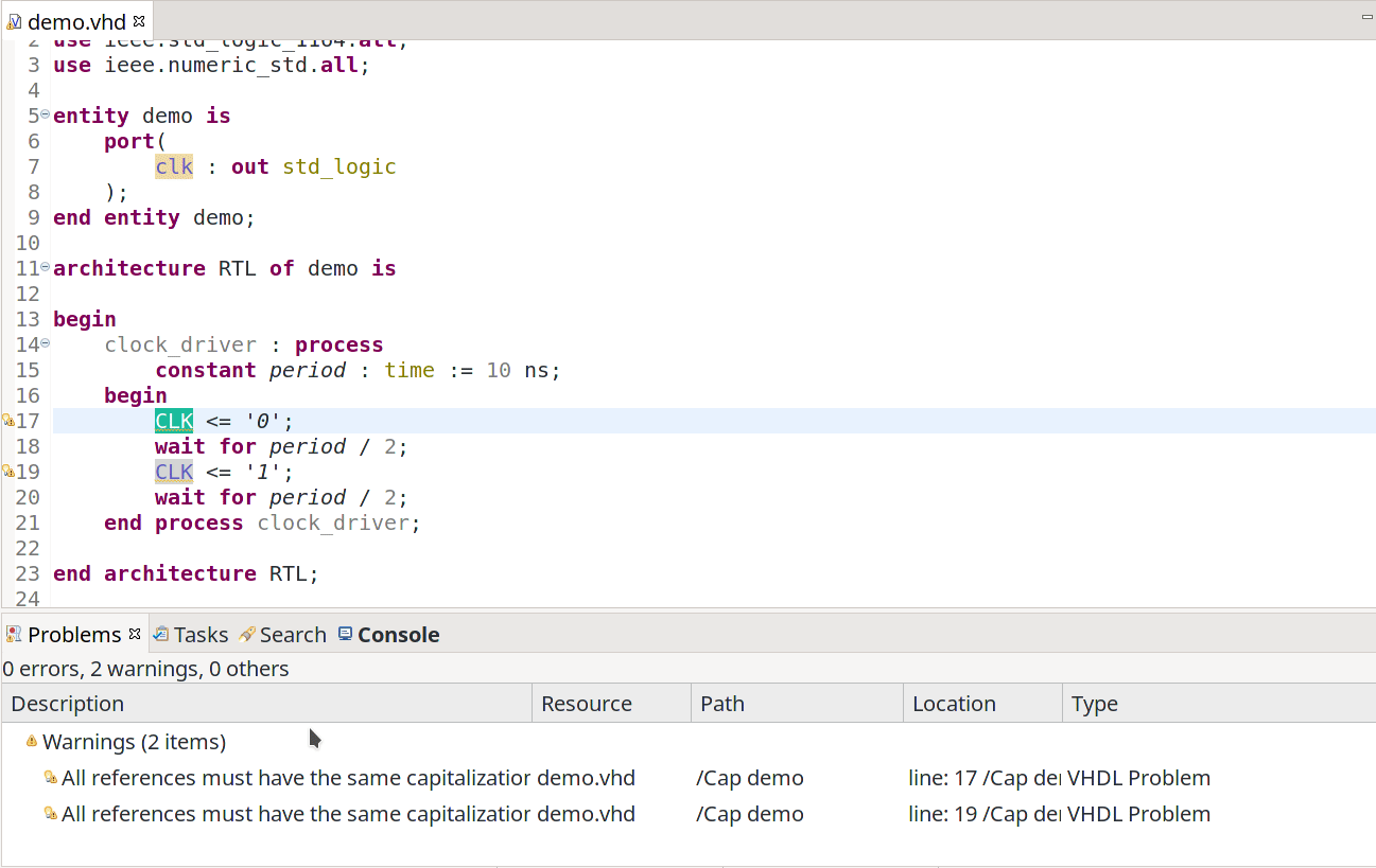 Quick fix multiple capitalization issues at once